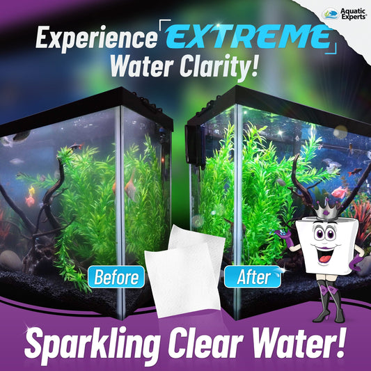 Superior Polishing Filter Pad for Aquariums - 24" x 36" Cut-to-Fit Media for Freshwater & Saltwater Fish Tanks